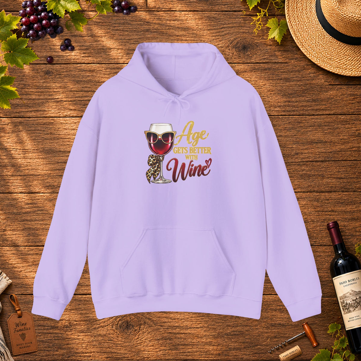 Age Gets Better With Wine Hoodie
