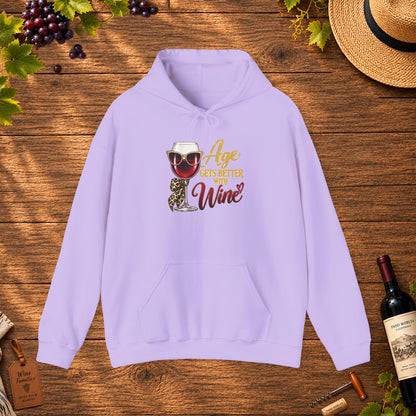 Age Gets Better With Wine Hoodie