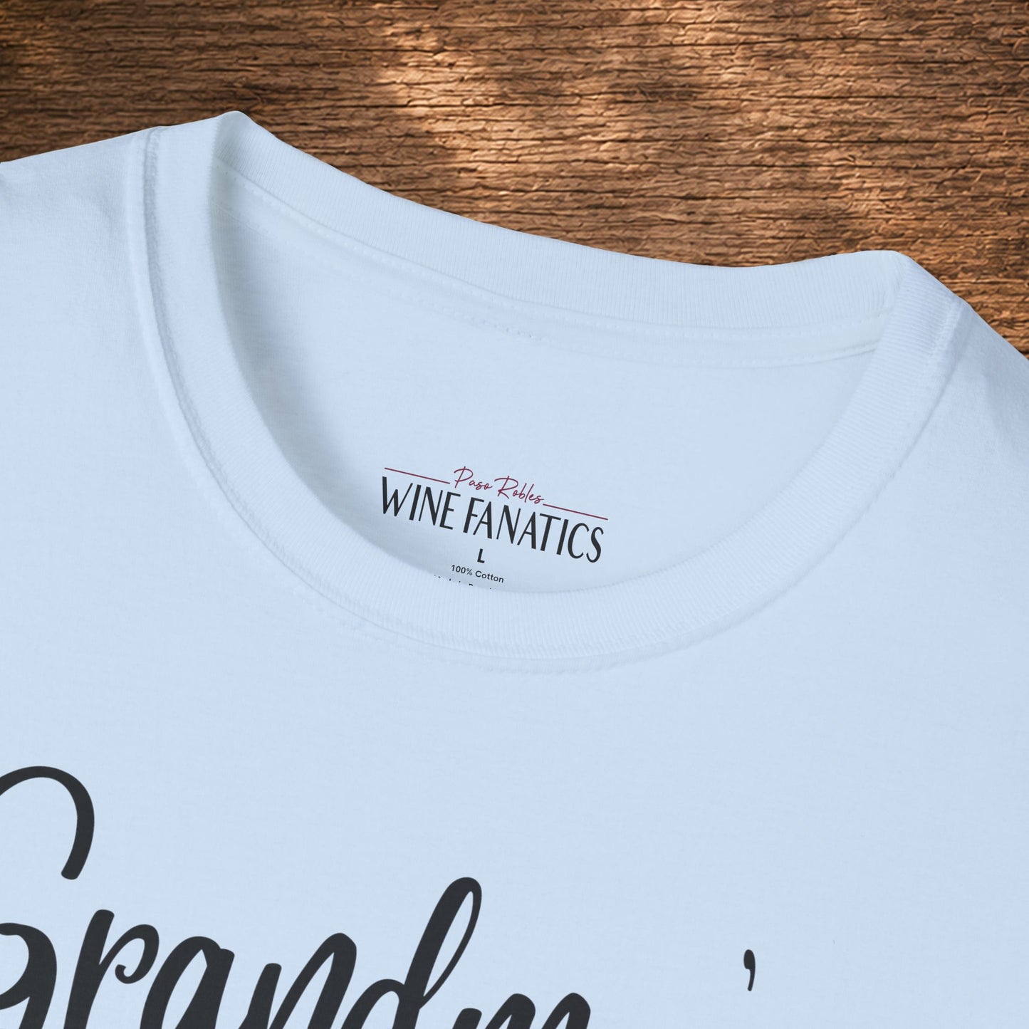 Grandma's Reason To Wine Personalized Crew Neck T-Shirt