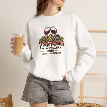A Toast To Paso Robles Wine Fanatics Sweatshirt