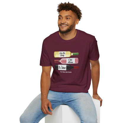 Hit Me Baby One More Wine Unisex Softstyle T-Shirt