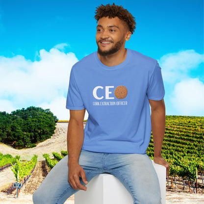 CEO Cork Extraction Officer Unisex Softstyle T-Shirt