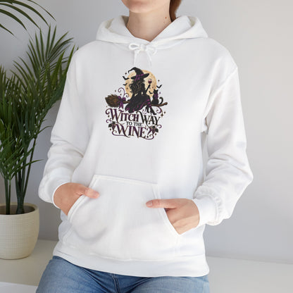 Witch Way To The Wine Hoodie