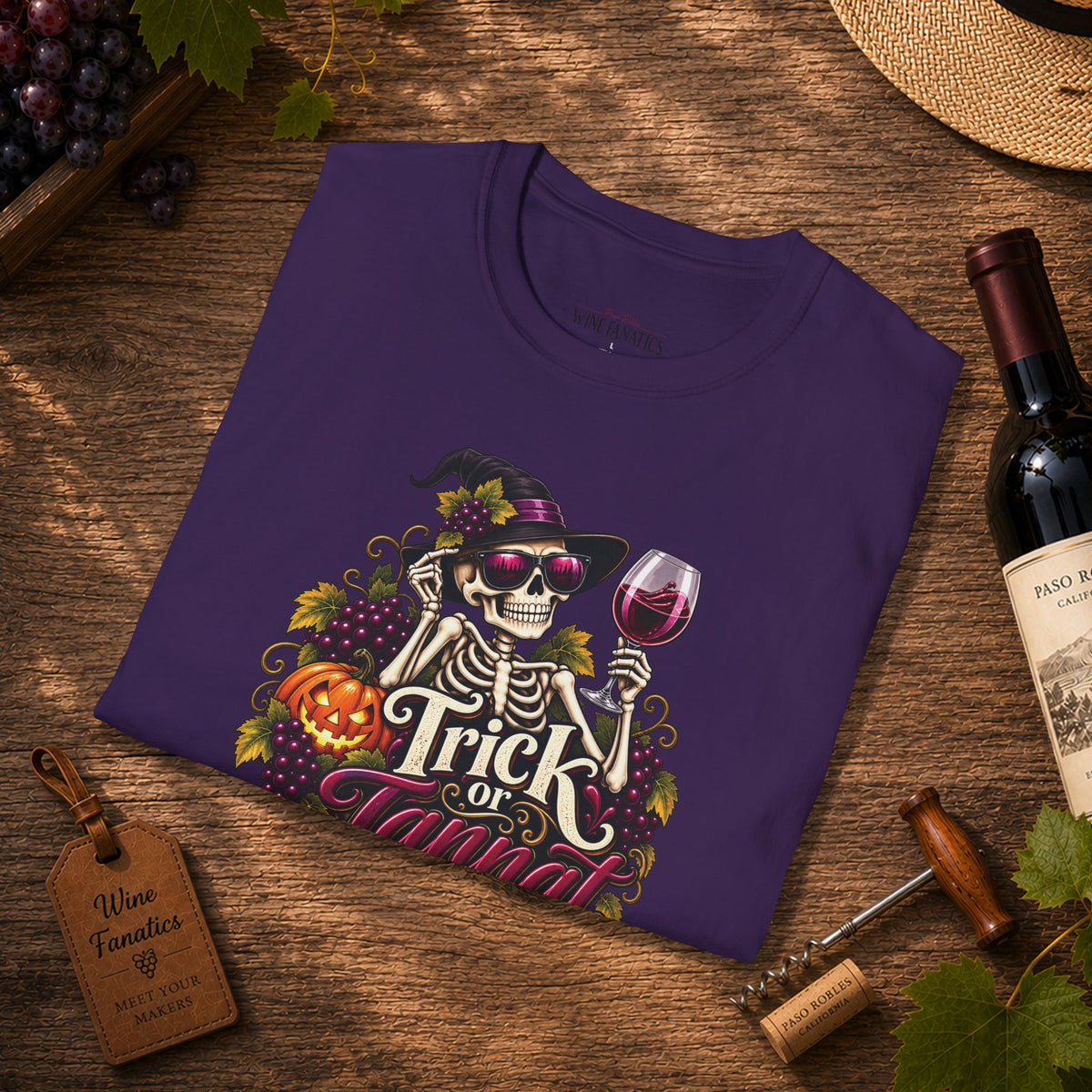 Trick Or Tannat Crewneck T-Shirt