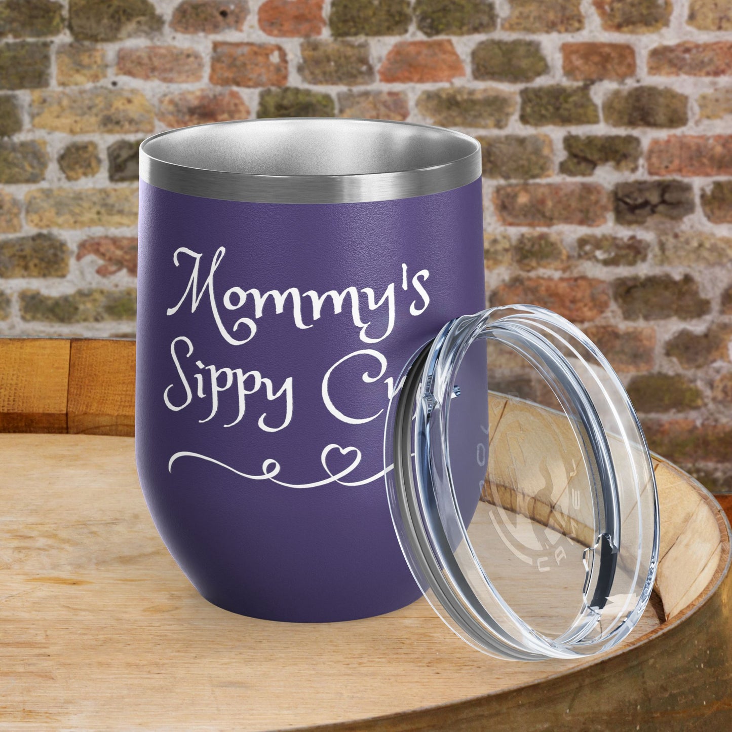 Mommy's Sippy Cup Personalized Wine Tumbler