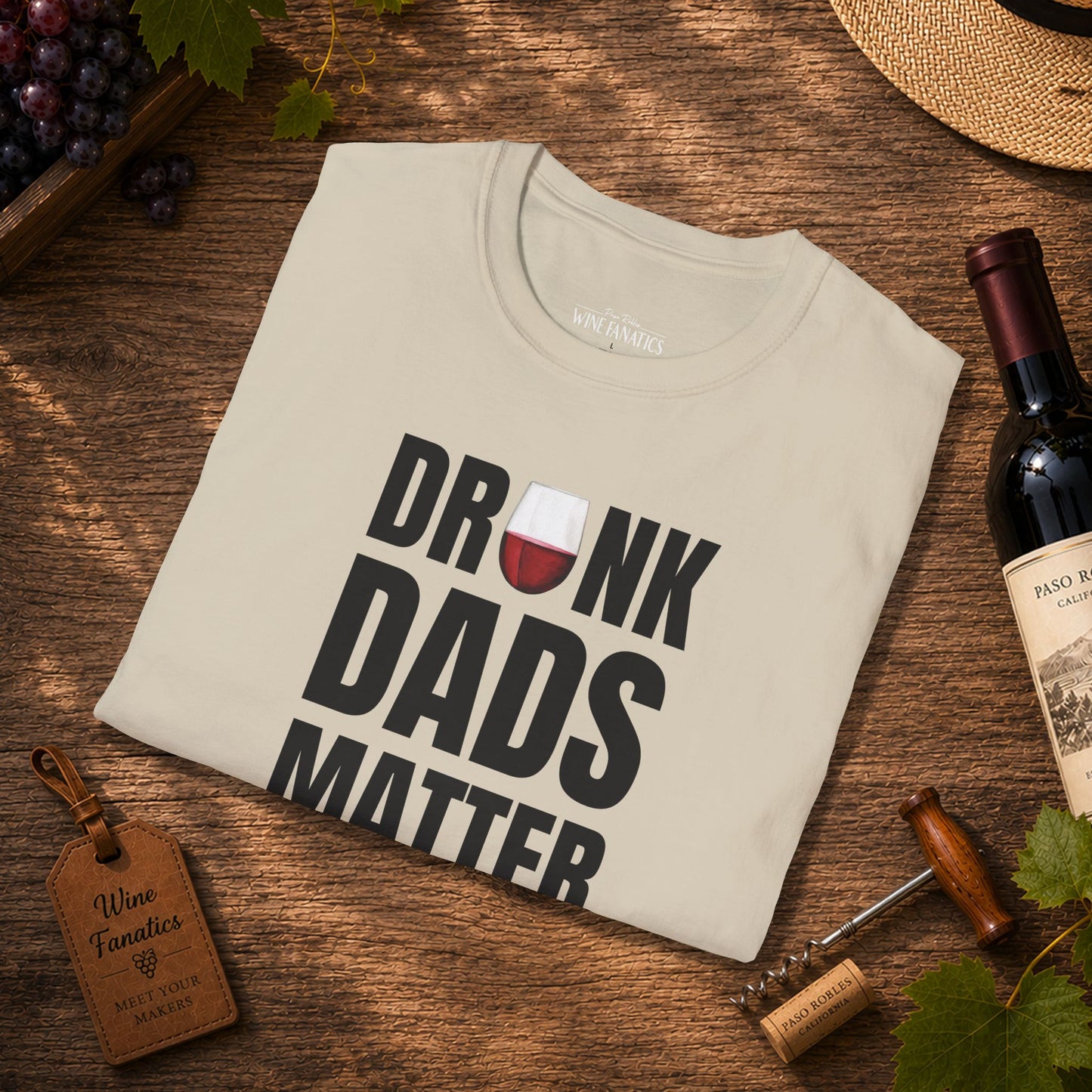 Drunk Dads Matter Crew Neck T-Shirt