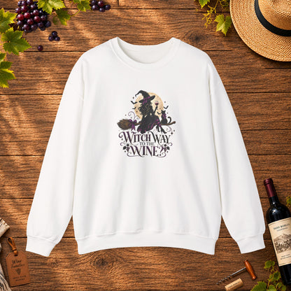 Witch Way To The Wine Sweatshirt