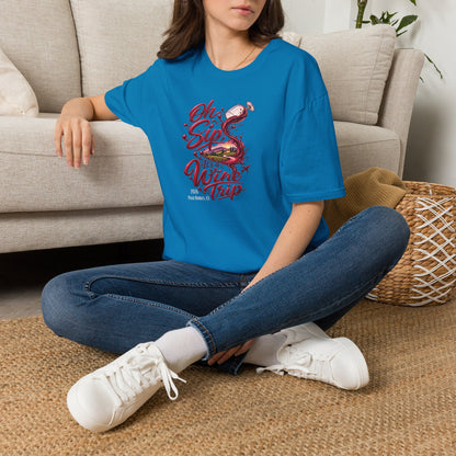Oh Sip It's A Wine Trip Personalized Crewneck Tee