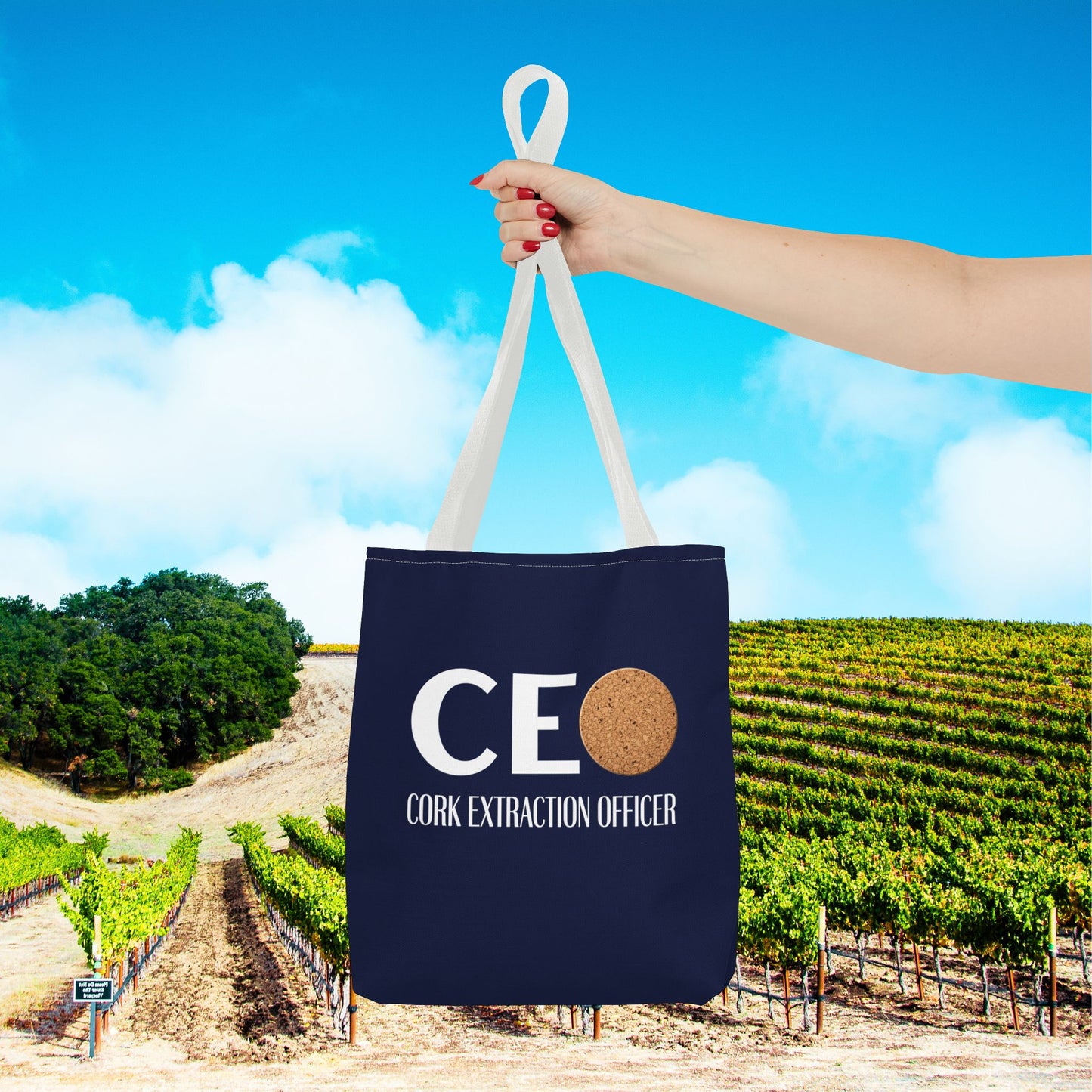 CEO - Cork Extraction Officer Personalized Tote Bag