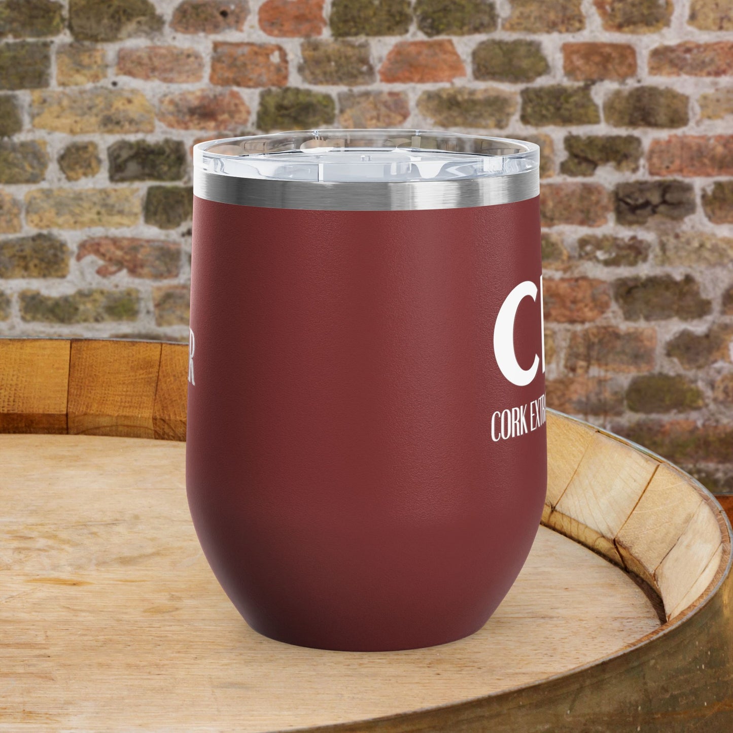 CEO Cork Extraction Officer Personalized 12oz Wine Tumbler