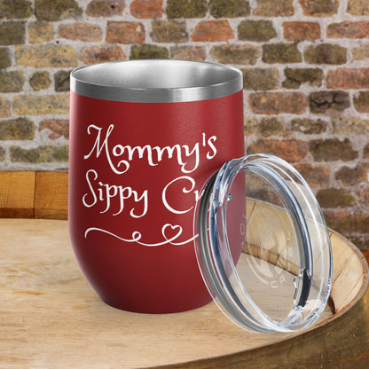 Mommy's Sippy Cup Personalized Wine Tumbler