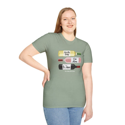 Hit Me Baby One More Wine Unisex Softstyle T-Shirt