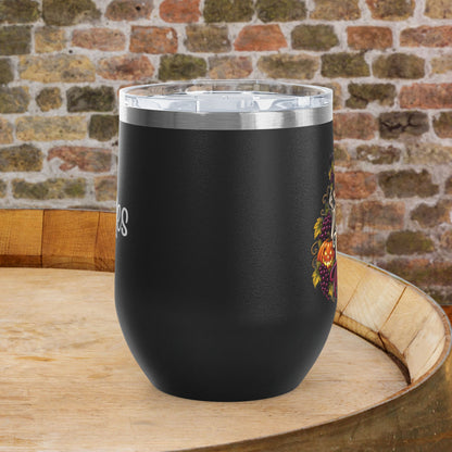 Trick Or Tannat 12oz Personalized Wine Tumbler