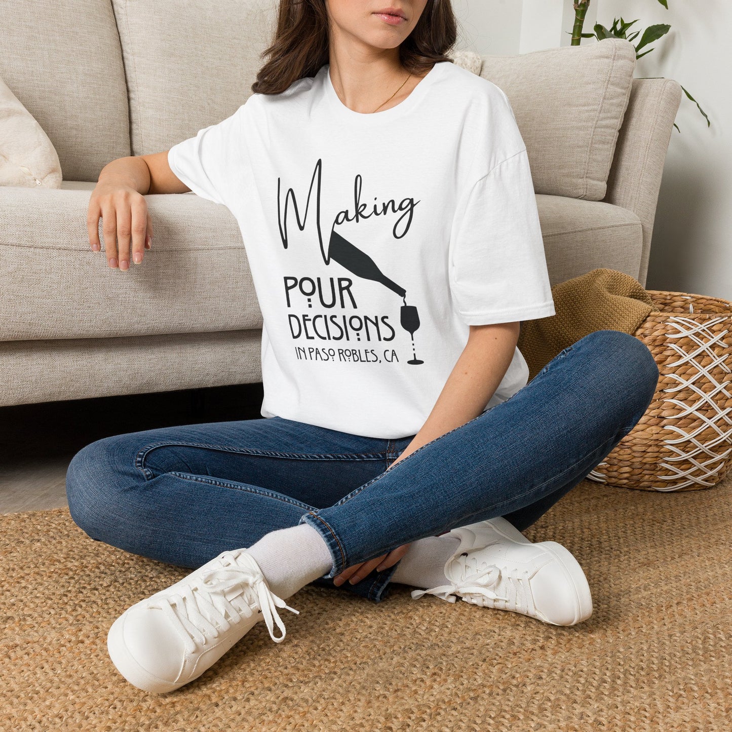 Paso Robles - Making Pour Decisions Crewneck Tee