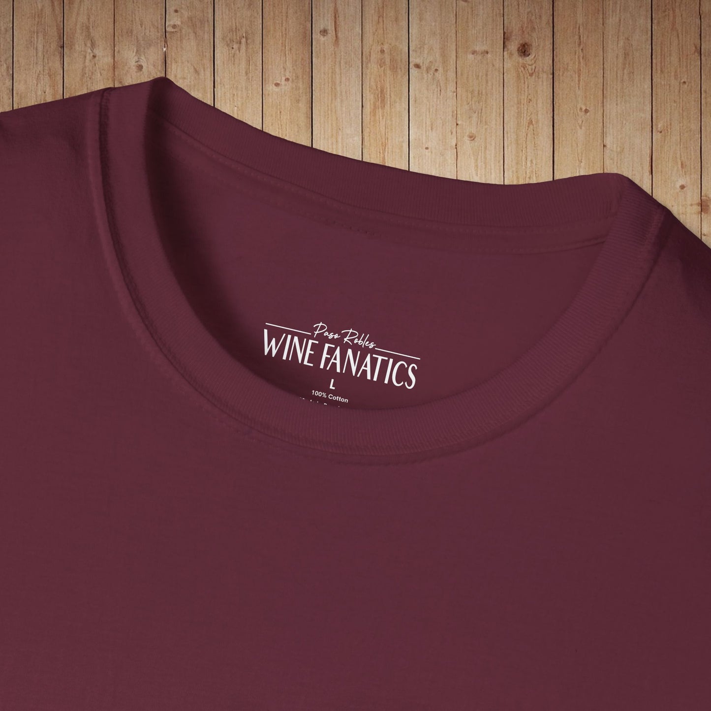 Paso Robles Wine Fanatics Logo Unisex Softstyle T-Shirt
