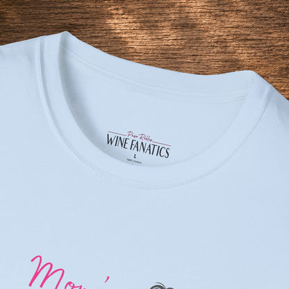 Mom's superpower, turning whine into Wine! Crewneck Tee