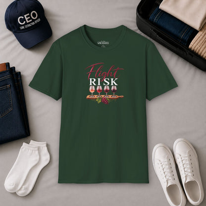 Flight Risk  Crewneck Tee