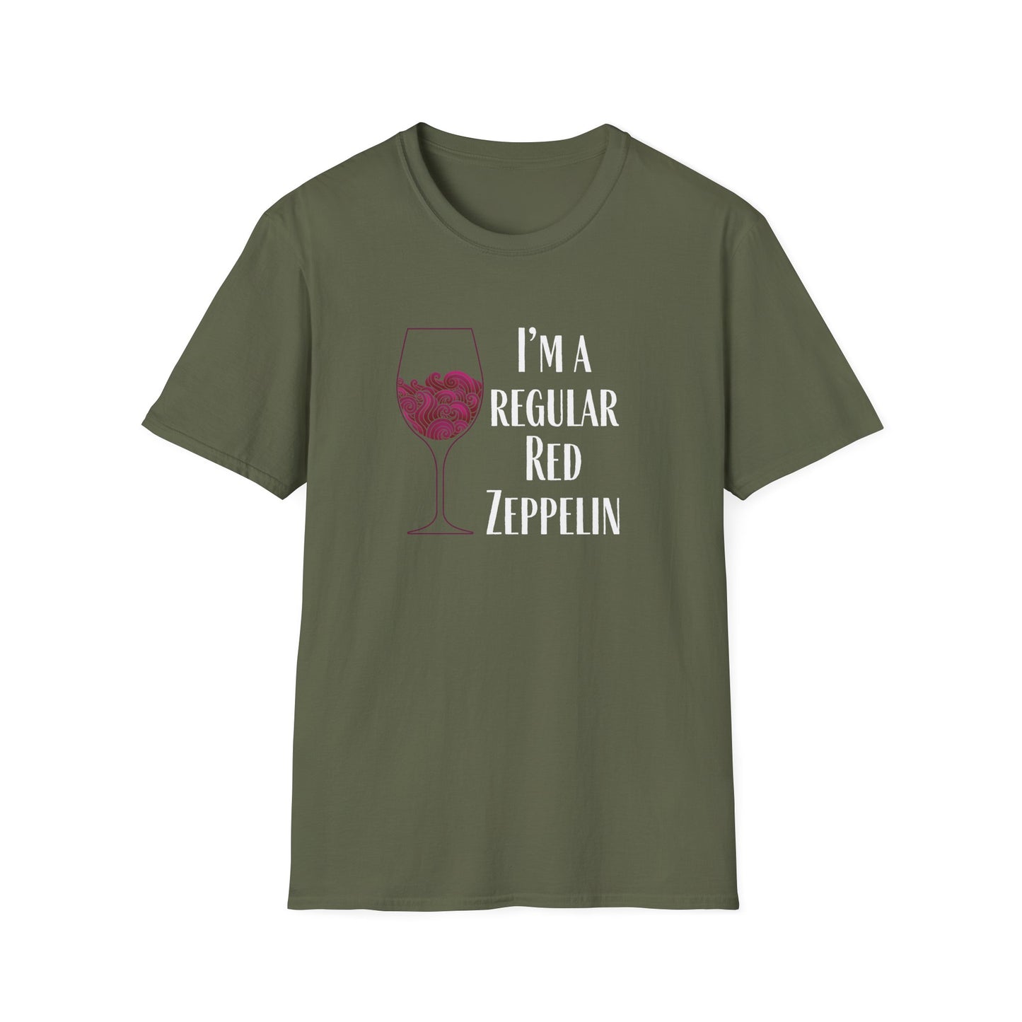 I'm A Regular Red Zeppelin Unisex Softstyle T-Shirt