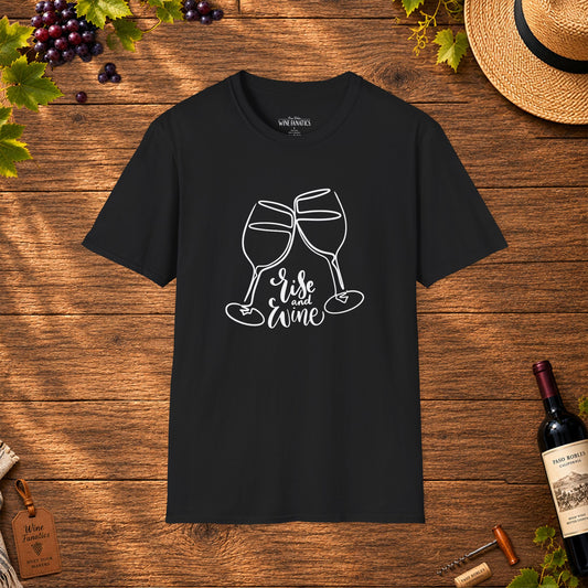 Rise & Wine Crewneck Tee