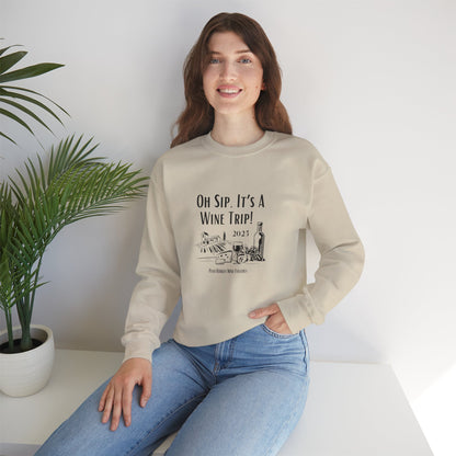 Oh Sip It's A Wine Trip Sweatshirt
