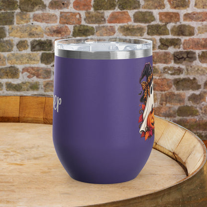I am One Sheet To The Wine 12oz Personalized Wine Tumbler