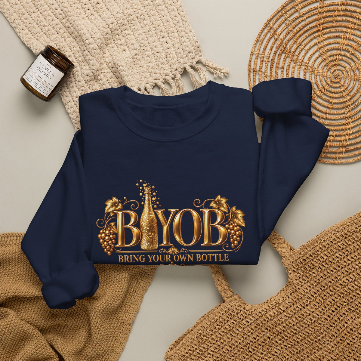 BYOB Bring Your Own Bottle Sweatshirt