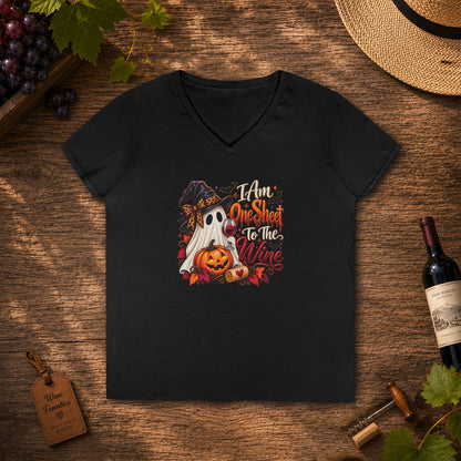 I Am One Sheet To The Wine Ladies V-Neck T-Shirt
