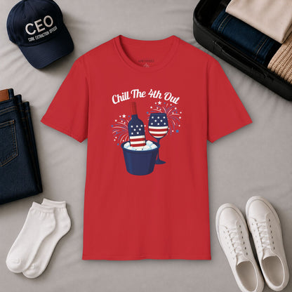 Chill The 4th Out Unisex Softstyle T-Shirt