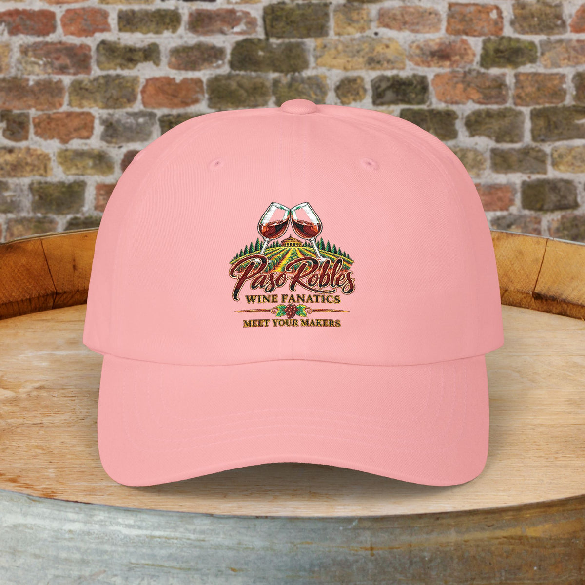 A Toast To Paso Robles Wine Fanatics (Light) Embroidered Cap