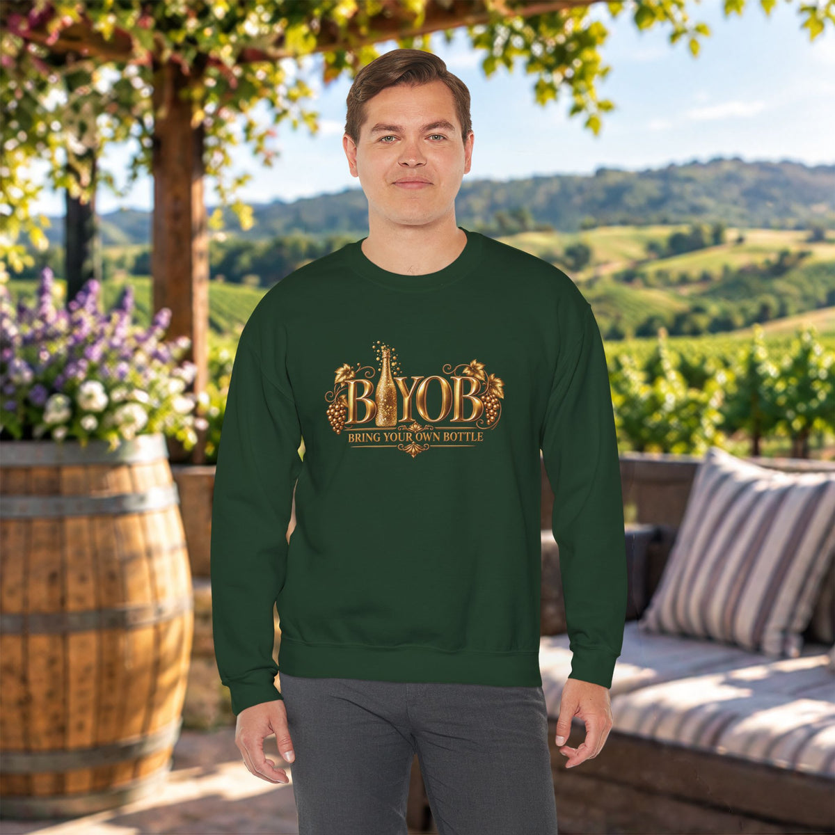 BYOB Bring Your Own Bottle Sweatshirt