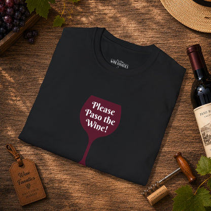 Please Paso The Wine Crewneck Tee