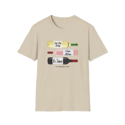Hit Me Baby One More Wine Unisex Softstyle T-Shirt