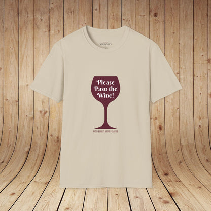 Please Paso The Wine Unisex Softstyle T-Shirt