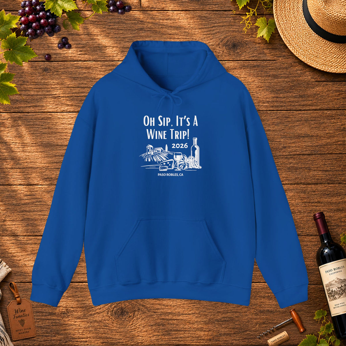 Oh Sip It's A Wine Trip 2025 Personalized Hoodie