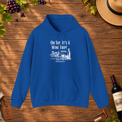 Oh Sip It's A Wine Trip 2025 Personalized Hoodie