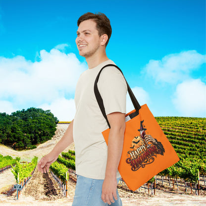 Happy Hallowine Personalized Tote Bag