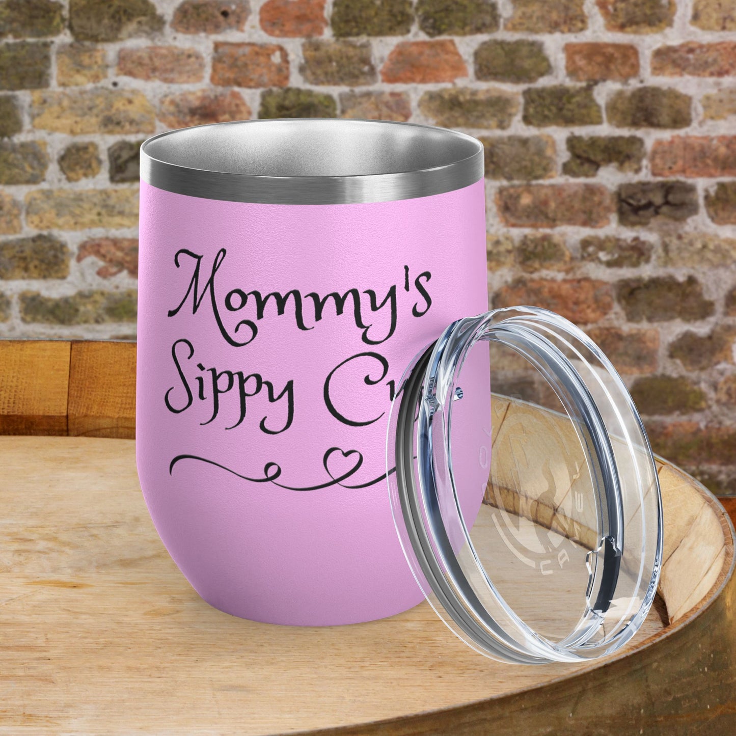 Mommy's Sippy Cup Personalized Wine Tumbler