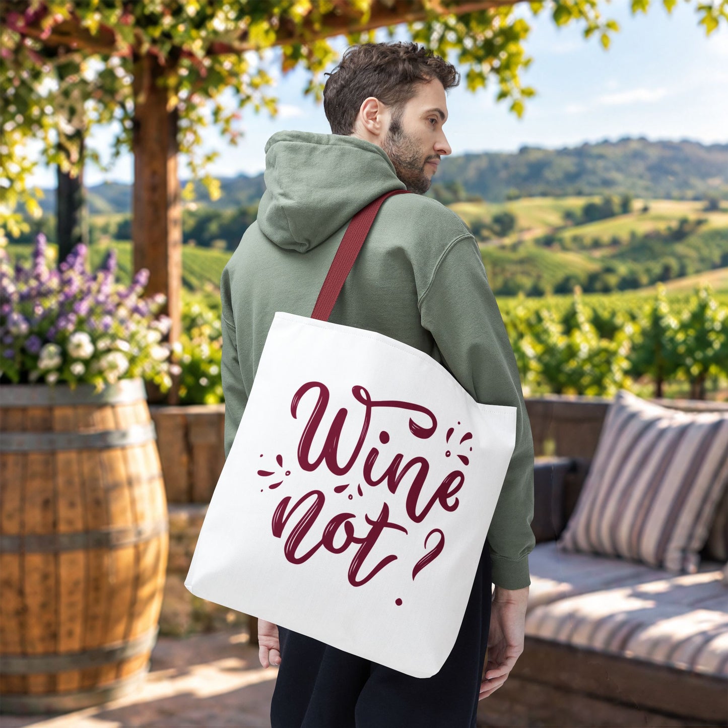 Copy of Wine Not? Tote Bag