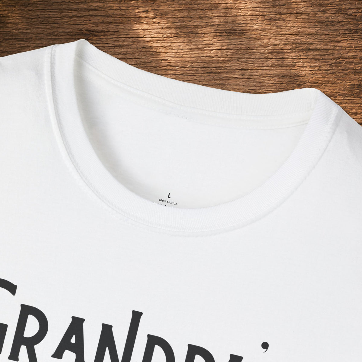 Grandpa's Reason To Wine Personalized Crew Neck T-Shirt