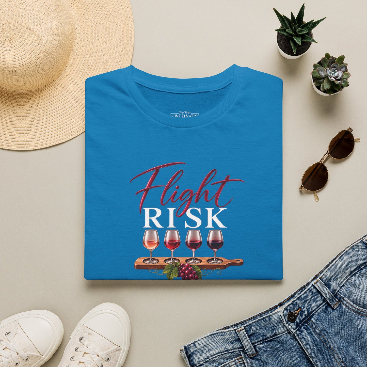 Flight Risk  Crewneck Tee