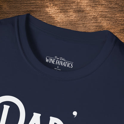 Dad's Reason To Wine Personalized Crew Neck T-Shirt