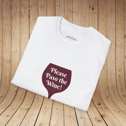 Please Paso The Wine Unisex Softstyle T-Shirt