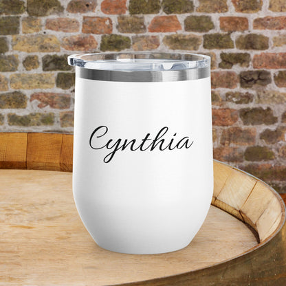 Drunk Wives Matter Personalized 12oz Wine Tumbler