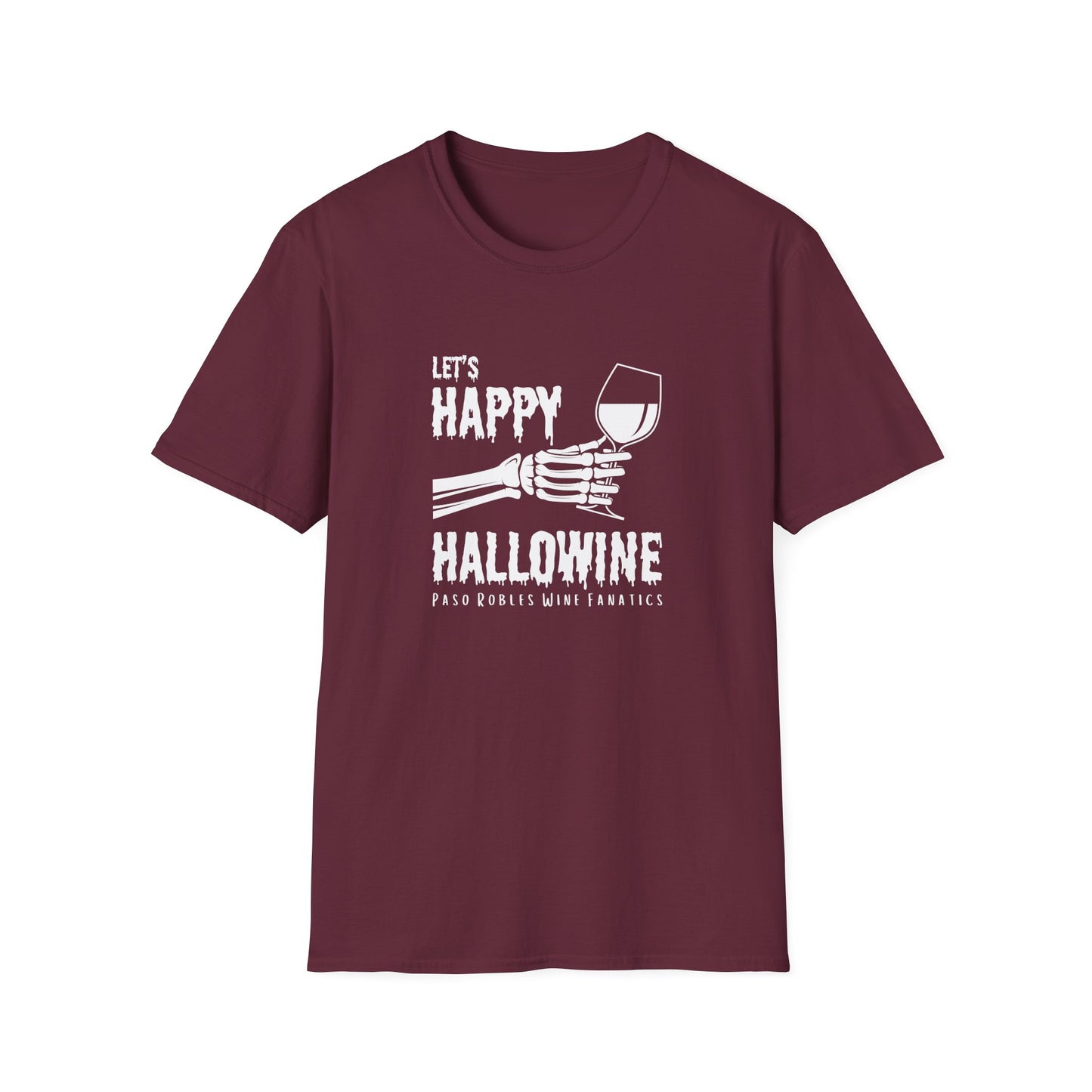 Let's Happy Hallowine Unisex Softstyle T-Shirt