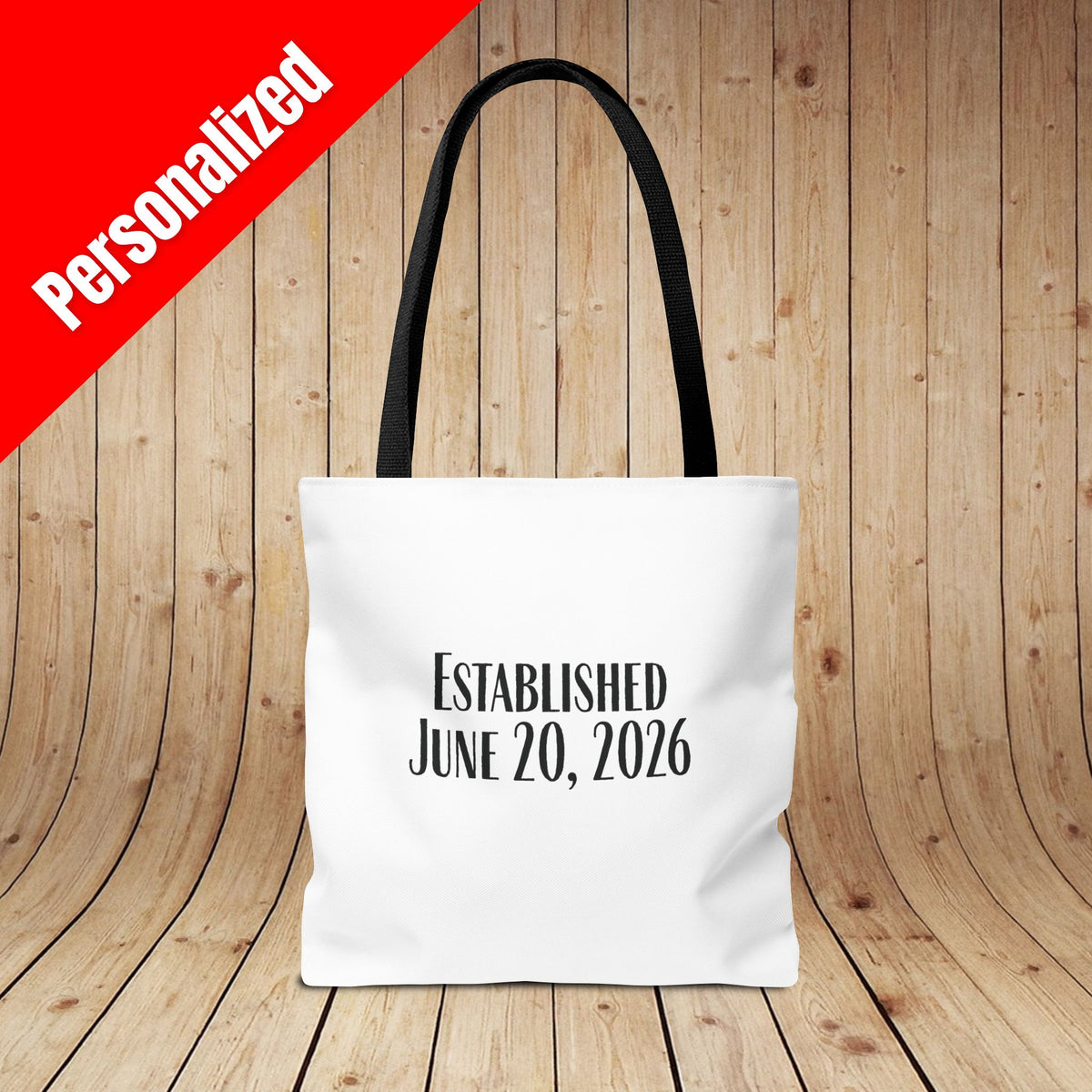 The Perfect Pairing Personalized Tote Bag