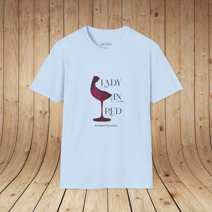 Lady In Red Unisex Softstyle T-Shirt