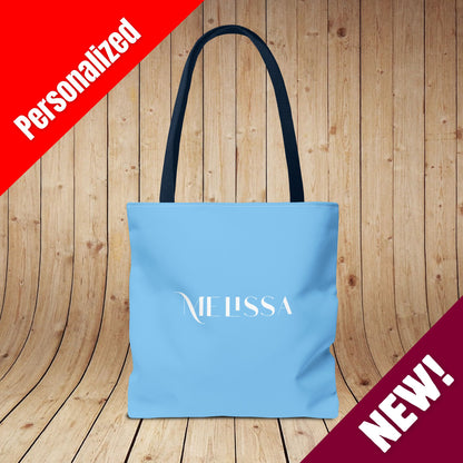 Red Wine & Blue Independence Day Personalized Tote Bag