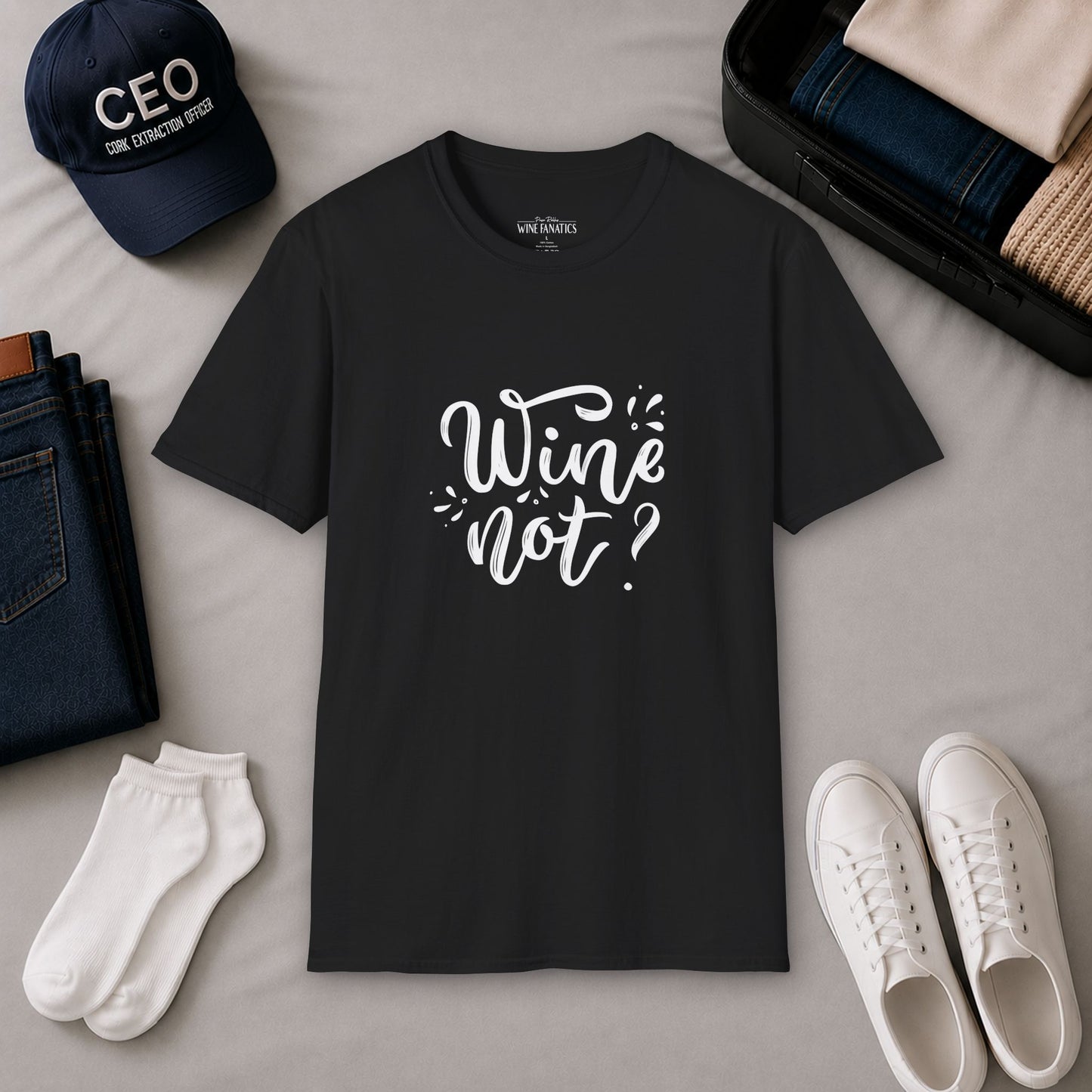 Wine Not? Crewneck Tee