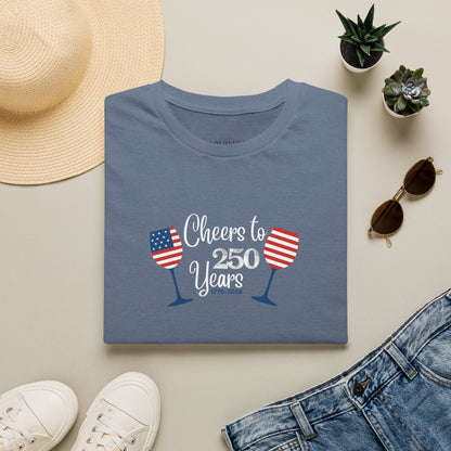Cheers to 250 Years Independence Day Unisex Softstyle T-Shirt
