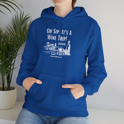 Oh Sip It's A Wine Trip 2025 Personalized Hoodie